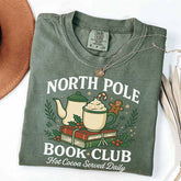 Comfort Colors Christmas Teacher Bookish T-Shirt