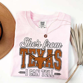 Comfort Colors She's From Texas T-Shirt