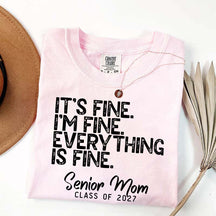 Senior Mom Class of 2027 T-Shirt