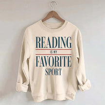 Reading Is my Favorite Sport Sweatshirt