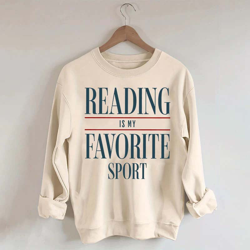 Reading Is my Favorite Sport Sweatshirt