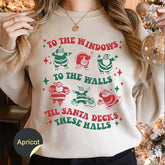 Dancing Santa Retro Christmas Sweatshirt