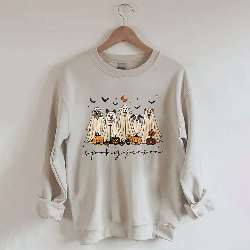 Spooky Season Dog Moon Sweatshirt