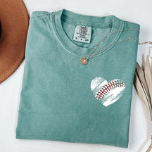Retro Heart Baseball T-Shirt