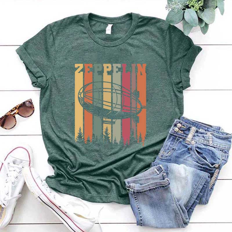 Retro Zeppelin Airship T-Shirt