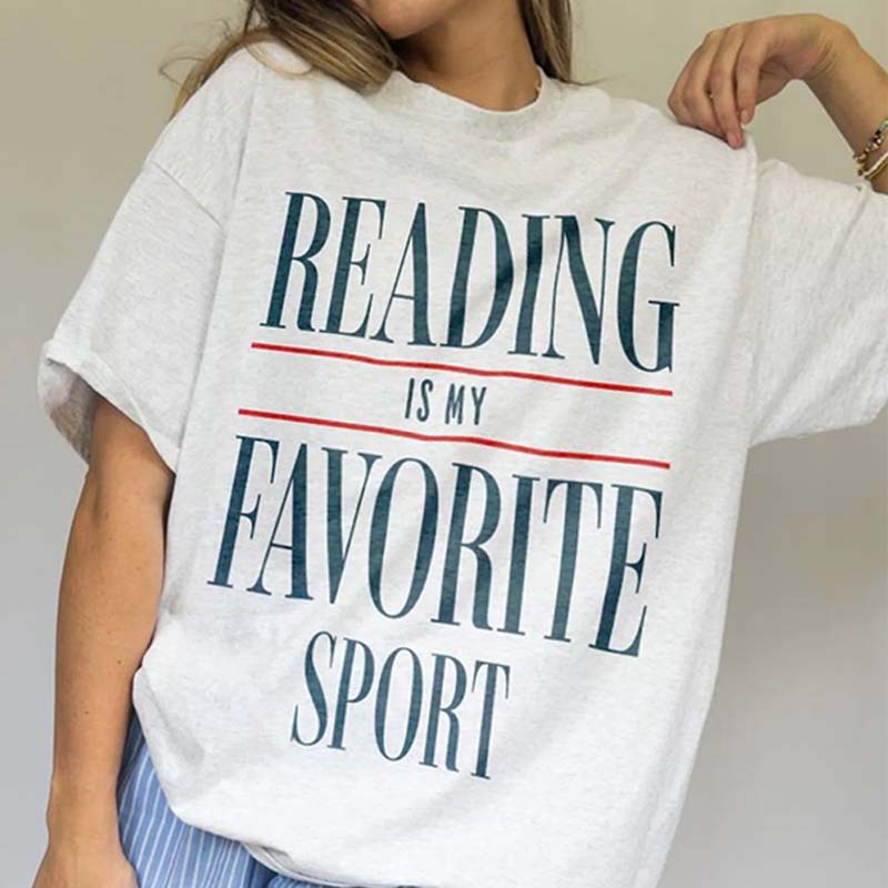 Reading Is My Favorite Sport Book T-Shirt
