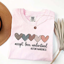 Accept Love Understand Autism Acceptance T-Shirt
