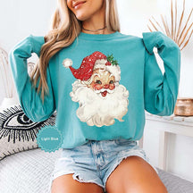 Retro Santa Cozy Winter Christmas Sweatshirt