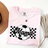 Checkered Mama Soccer Mama T-Shirt