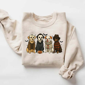 Scary Movie Halloween Dogs Sweatshirt