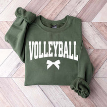 Volleyball Mom Bow Sweatshirt