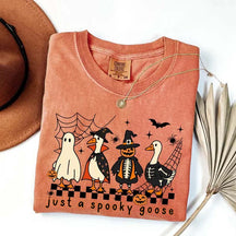Just a Spooky Goose Halloween Horror T-Shirt