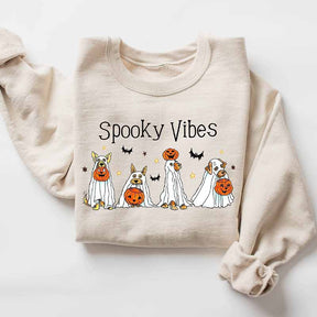 Happy Halloween Ghost Dog Sweatshirt