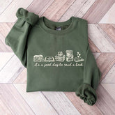 It's A Good Day To Read A Book Cute Sweatshirt