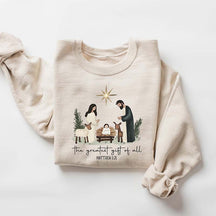 Greatest Gift Of All Nativity Scene Sweatshirt