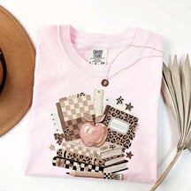 Checkered Leopard Teacher T-Shirt