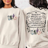 Salt Rosemary Lavender Love Halloween Sweatshirt