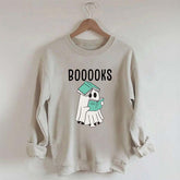 Booooks Halloween Reading Sweatshirt