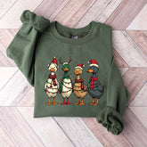 Funny Duck Christmas Lights Sweatshirt