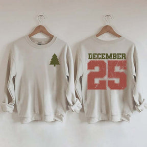 Distressed December 25 Sweatshirt