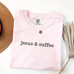 Jesus And Coffee Funny T-Shirt