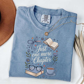 Just One More Chapter Book And Coffee T-Shirt
