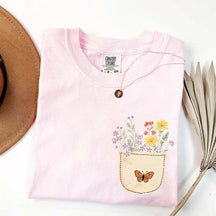 Wild Flowers Pocket Comfort Color T-Shirt