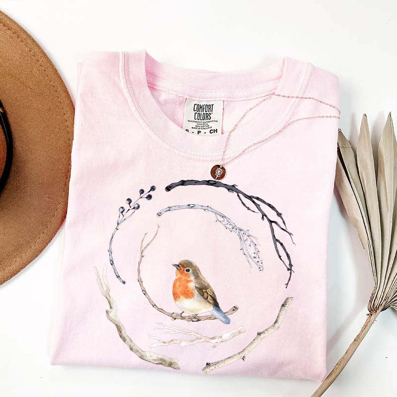 Cute Bird Lover Peace T-Shirt