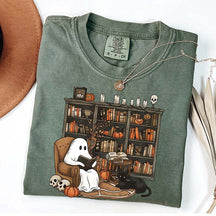 Funny Halloween Reading Book T-Shirt