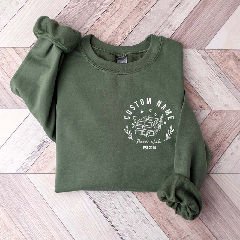 Custom Book Name Sweatshirt