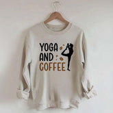 Yoga And Coffee Sweatshirt