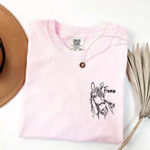 Custom Horse Equestrian Name T-Shirt