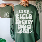 Custom In My Field Hockey Mom Era Retro Sweatshirt