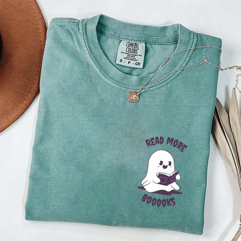 Read More Booooks Cute Spooky Teacher T-Shirt