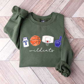 Customizable Basketball Season Sweatshirt