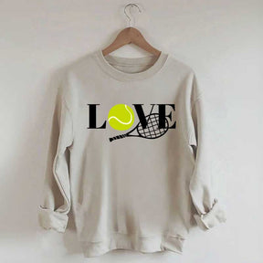 Cute Love Tennis Player Sweatshirt