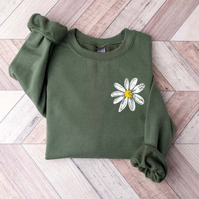 Daisy Retro Floral Sweatshirt