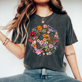 Boho Pressed Flower T-Shirt