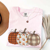 Autumn Fall Pumpkins Retro T-Shirt