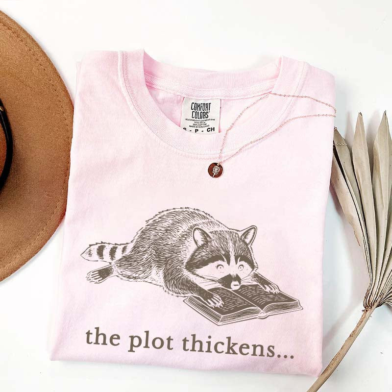 Comfort Colors Bookish Raccoon T-Shirt