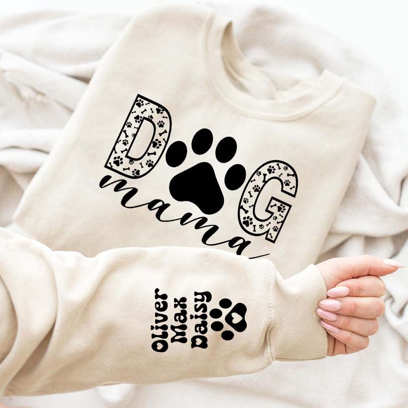 Custom Dog Mama Gifts Sweatshirt
