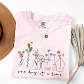One Day At a Time Positive Quotes T-Shirt