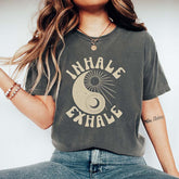 Ying Yang Yoga Just Breathe T-Shirt