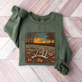 Nature Scene Hunting Season Sweatshirt