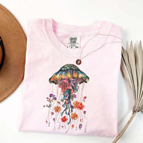 Floral Jellyfish T-Shirt