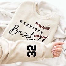 Custom baseball sweatshirt