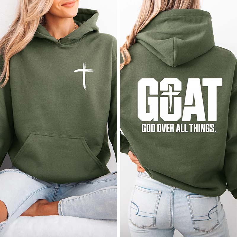 Goat God Over All Things Hoodie