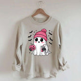 Cute Coffee Kawaii Ghost Spooky Sweatshirt