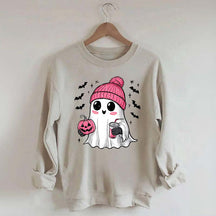 Cute Coffee Kawaii Ghost Spooky Sweatshirt