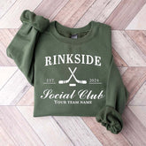 Personalized Hockey Mom Rinkside Social Club Sweatshirt